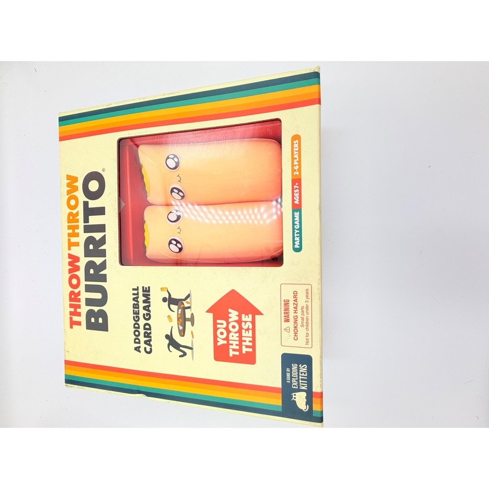 Throw Throw Burrito Dodgeball Card Game Exploding Kittens Party Game 2-6 Players